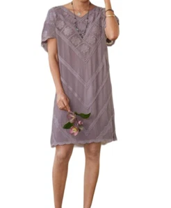 NWT Sundance Catalog “Violette Dress Petite” size PS $119.90 - Picture 1 of 6