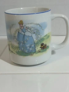 Vintage Disneyland Walt Disney World Souvenir Cinderella Coffee Mug Cup Japan - Picture 1 of 6