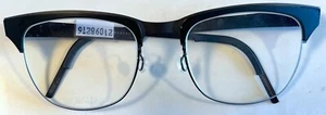 Lindberg 9827 BLACK CLUBMASTER Col. U9 Full Rim 54mm Eyeglasses 54-21-145 - Picture 1 of 8