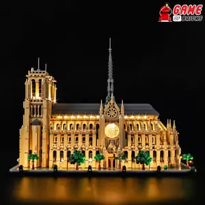 LED Lichtset für Notre-dame de Paris - kompatibel mit LEGO® 21061 (Classic) - Bild 1 von 22