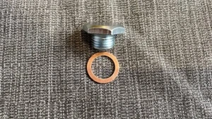 FIT VAUXHALL OIL SUMP DRAIN PLUG WITH WASHER - Picture 1 of 9