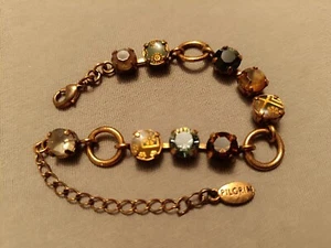 Pilgrim Armband mit Schmucksteinen, rosegoldfarben, 21 cm inkl. Verlängerung - Bild 1 von 3