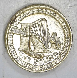 2004 Forth Rail Bridge Schottland Vereinigtes Königreich Britisch 1 Pfund UK Münze - Bild 1 von 2