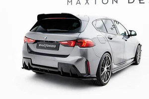 Mittlerer Cup Diffusor Heck Ansatz für BMW 1er M-Paket F70 schwarz Hochglanz - Bild 1 von 9