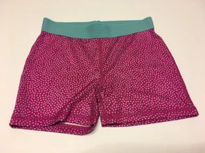 Mädchen taillierte Kompressionsshorts Danskin große beere Punkte - Bild 1 von 3