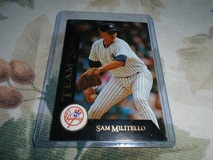 1993 Pinnacle Team 2001 SAM MILITELLO NEW YORK YANKEES NO 25 - Picture 1 of 2
