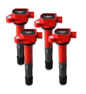 Bobinas de encendido MSD (rojo) para Acura/Honda-ILX 2008-2017, TLX, TSX/Accord, Civic, CR-V - Imagen 1 de 5