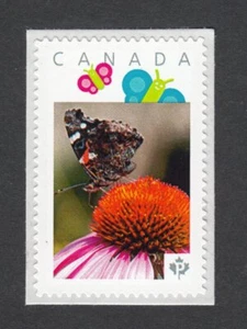 SCHMETTERLING [5] ** Bild Briefmarke postfrisch Kanada 2014 p73bf10/5 - Bild 1 von 2