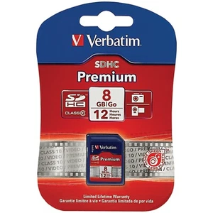 Verbatim 8GB Premium SDHC Class 10 Flash Memory Card - Picture 1 of 1