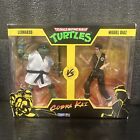 Teenage Mutant Ninja Turtles vs Cobra Kai Leonardo vs Miguel Diaz Action Figures