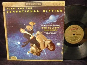 DON ELLIOTT LP: Music For The Sensational Sixties, Vespa in Space Cover,1958 - Picture 1 of 1
