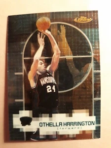 2000-01 Othella Harrington Topps Finest #75 Gold Refractor Grizzlies - Imagen 1 de 2