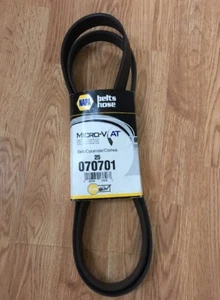 NAPA MICRO-V AT SERPENTINE DRIVE BELT #25070701 - Picture 1 of 3