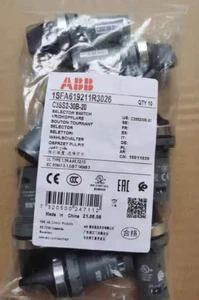 1pcs ABB Selector Pushbutton Switch C3SS2-30B-20 - Afbeelding 1 van 1