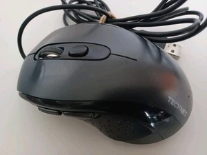 Tecknet 6 Button Corded Mouse EUM01888 Grey - Picture 1 of 12