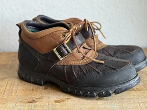 Polo Ralph Lauren Stiefel Herren 12D Dover III Leder Duck Boots - Bild 1 von 11