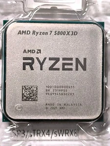 AMD Ryzen 7 5700X3D Desktop CPU Prozessor R7 CPU Sockel AM4 Zen 3 - US-Verkäufer - Bild 1 von 4