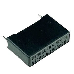 [100pcs] LE104 100nF 275VAC 10% MKP R=15 R15.0 CUT - Picture 1 of 1