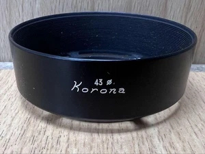 D Korona 43mm Metal Screw-In Lens Hood for Rangefinder Cameras Used - Bild 1 von 4