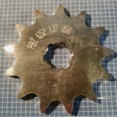 PBI 652-13 - Acero (piñón de acero contraeje 13T) 520 CADENA KX 125 90-93 Foto 1 de 4