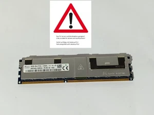 SK Hynix 32GB PC3-12800L 4Rx4 ECC HMT84GL7AMR4A-PB DDR3 Server RAM       _0.04_6 - Bild 1 von 7