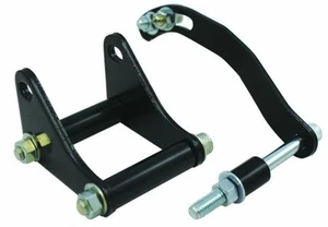 Black Saginaw Power Steering Pump Mounting Bracket, Fits Chevy/GM SBC V8 - Picture 1 of 2