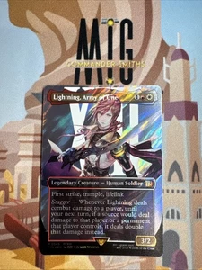 Lightning Army of One ✨ Borderless SURGE FOIL ✨ MTG NM Final Fantasy (0545) - Picture 1 of 2