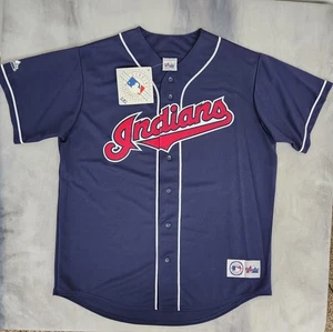 Majestic Cleveland Indians leeres Trikot Herren Größe 2XL neu mit Etikett - Bild 1 von 14