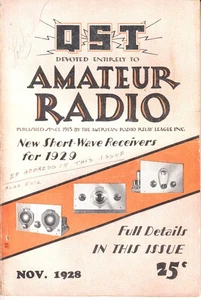 QST November 1928 ARRL Amateur Radio - Picture 1 of 1