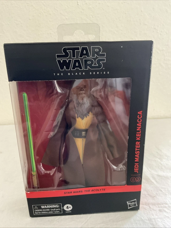 HASBRO STAR WARS THE ACOLYTE BLACK SERIES 09 JEDI MASTER KELNACCA ACTION FIGURE