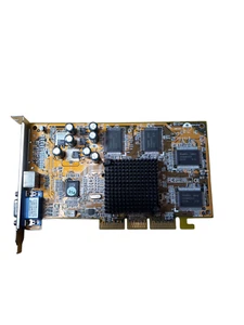 ASUS 8170DDR NVIDIA GEFORCE4 MX440 64MB AGP VIDEO CARD REV 1.00 VGA OUT TV OUT - Picture 1 of 5