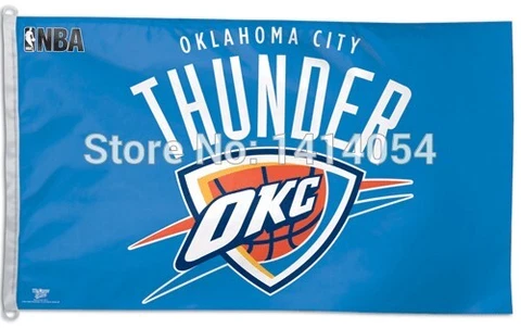 Oklahoma City Thunder Flag 3x5ft Banner Polyester basketball thunder002 Cover
