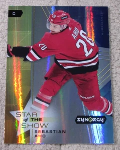 2021-22 Synergy Star of the Show #SOS8 Sebastian Aho - Picture 1 of 2