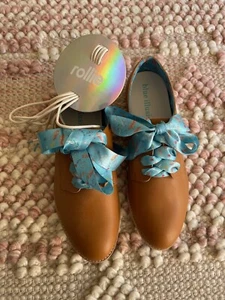 Rollies By Blue Illusion Flat Shoes Tan Size 39 - Picture 1 of 2