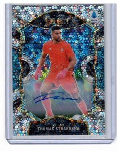 2020-21 Panini Chronicles Thomas Strakosha Autograph Silver Circles /149  - Picture 1 of 2