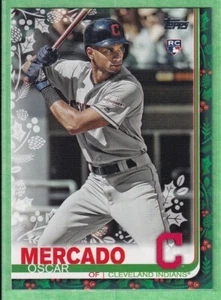 2019 Topps Holiday Walmart Rookie #HW51 Oscar Mercado Cleveland Guardians - Picture 1 of 2