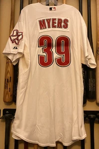 Brett Myers - 2011 Houston Astros Game Used Jersey - Texas State Patch - Size 54 - Picture 1 of 11