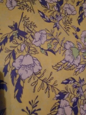 Nuevo con etiquetas Vestido LuLaRoe Adeline Niños Niñas Talla 8 Floral - Amarillo, Púrpura, Rosa Foto 1 de 3