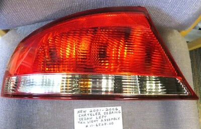 NUEVO 2001-2006 Chrysler Sebring Sedán Conjunto de luz de lámpara trasera izquierda del lado del conductor Foto 1 de 3