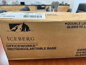 Iceberg Rectangular Table Base  - Picture 1 of 5