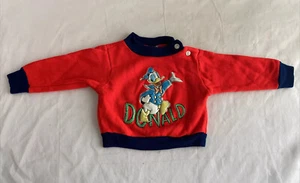 Vtg 60s 70s Disney Shirtees Donald Duck Pullover Size 2 - Picture 1 of 8
