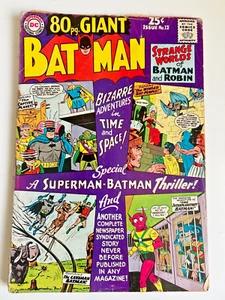 BATMAN 80 PAGE GIANT No 12 DC July 1964 : STRANGE WORLDS OF BATMAN AND ROBIN - Picture 1 of 9