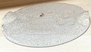  Placa de pastel placa de pastel cristal motivo flor 35 cm #1 - Imagen 1 de 6