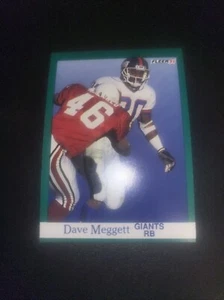1991 Fleer #316 Dave Meggett New York Giants - Picture 1 of 2