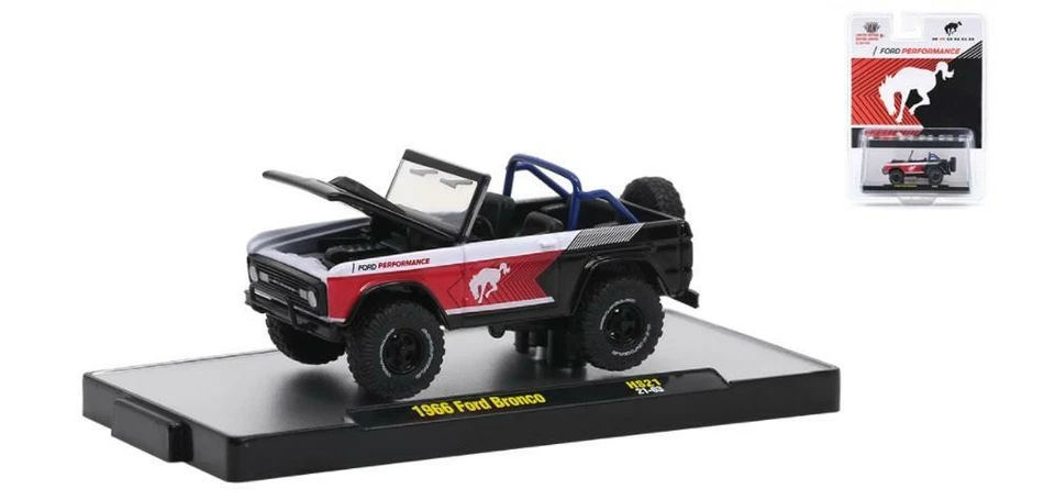 New M2 Machines 1:64 Scale Hobby Exclusive 1966 Ford Bronco 31500-HS21 - Image 1 of 1
