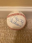 Willie Mays Hank Aaron Pete Rose Lou Brock Stan Musial 3000 Hits Signed Baseball