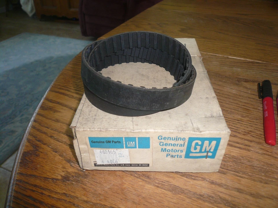NOS 1977 1978 Chevrolet Impala Camaro Nova Malibu Engine Timing Belt GM 460165 - Image 1 of 1