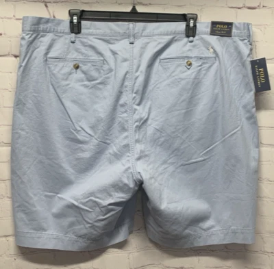 Polo Ralph Lauren 50B Pantalones Cortos Grandes Altos Para Hombre Elastizados Clase Estate Azul NUEVO Foto 1 de 4