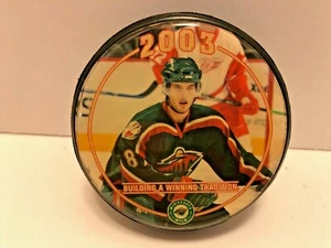 Minnesota WILD BRENT BURNS 2003 NHL Entry Draft SGA Vtg Hockey Puck- RARE! - Bild 1 von 3