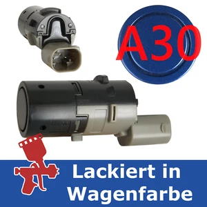 Parksensor für BMW 5er E60 E61 VORNE lackiert in A30 Interlagos-Blau 6989214 NEU - Bild 1 von 1